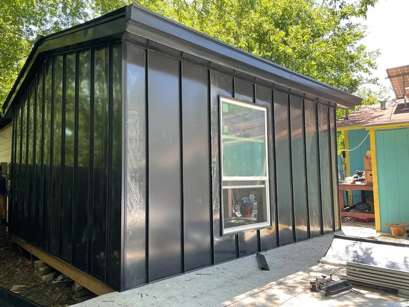 Black standing seam metal wall panels for Roof Inspection in Nevada